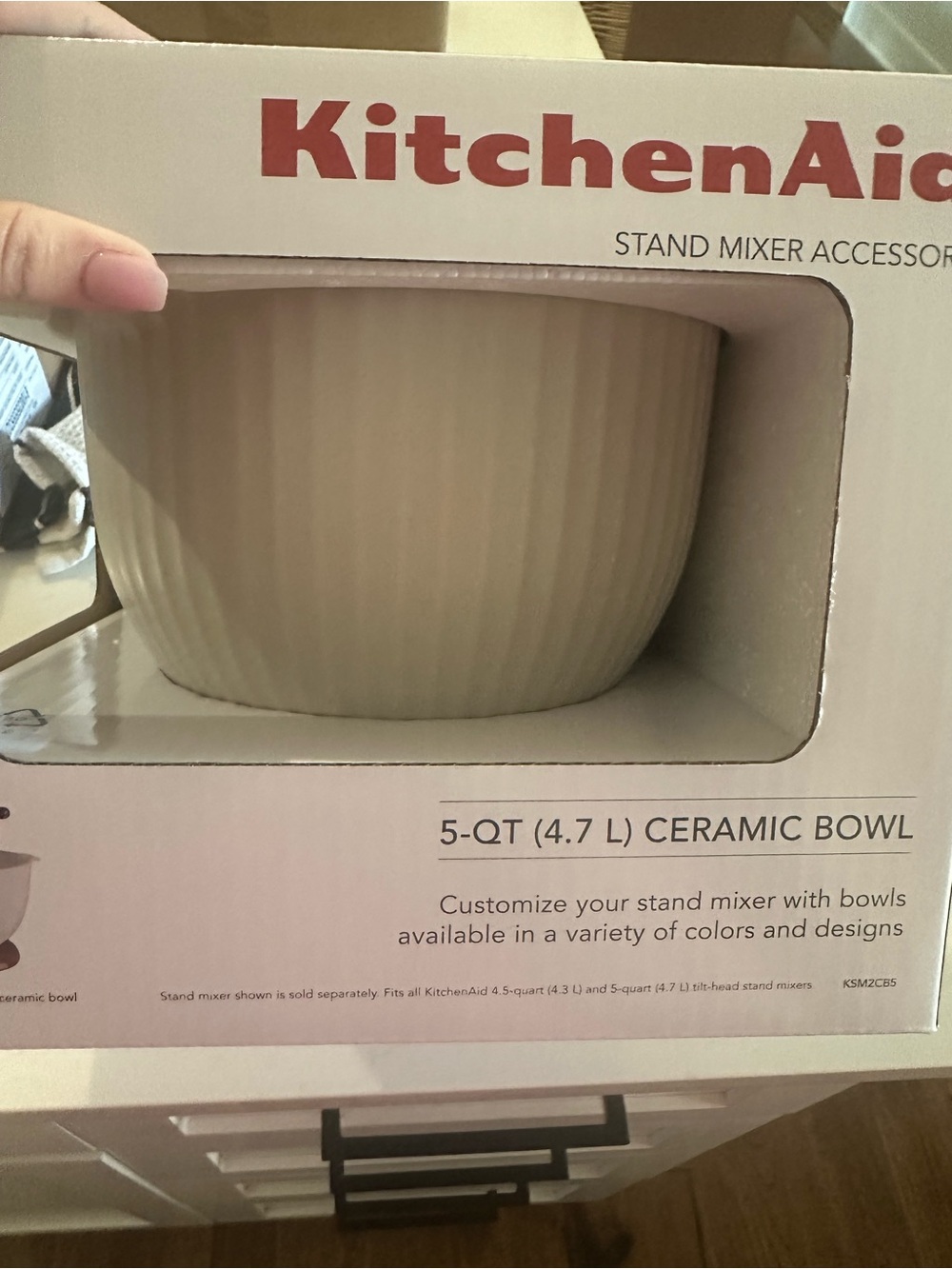 Kitchen Aid Ribbed Ceramic Bowl - Picture 2 of 4